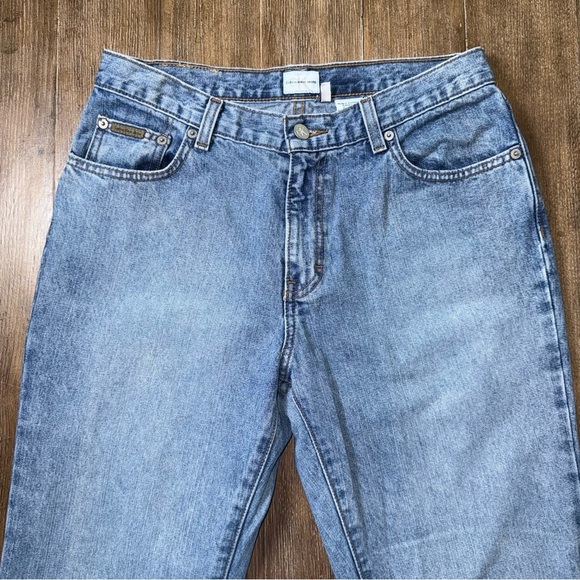 Vintage Y2K jeans Calvin Klein Sandblast Cotton Bootcut 8 10 light blue - Picture 9 of 15